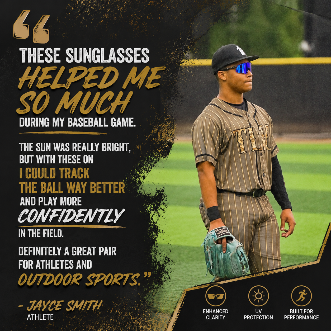 Jayce Smith testimonial — 41TEN Lab Genesis Sunglasses